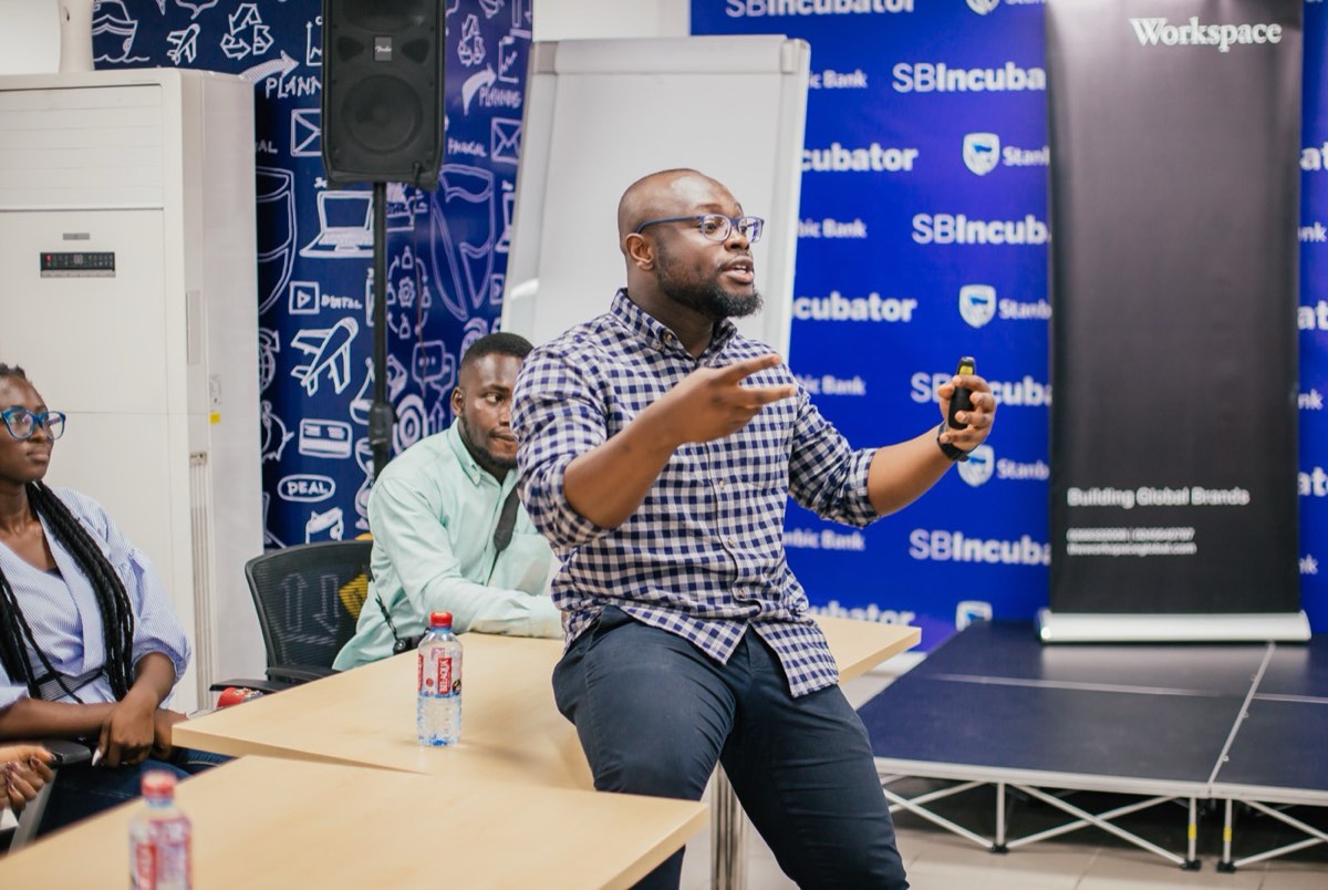 A member making a point
