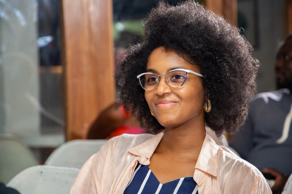 A member smiling